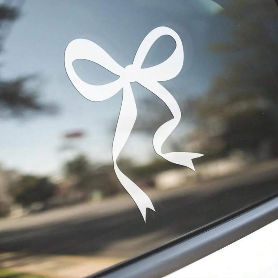 1 Pc Bow Car Decal, Vinyl Girl - Body Jewelry Stickers recension och pris