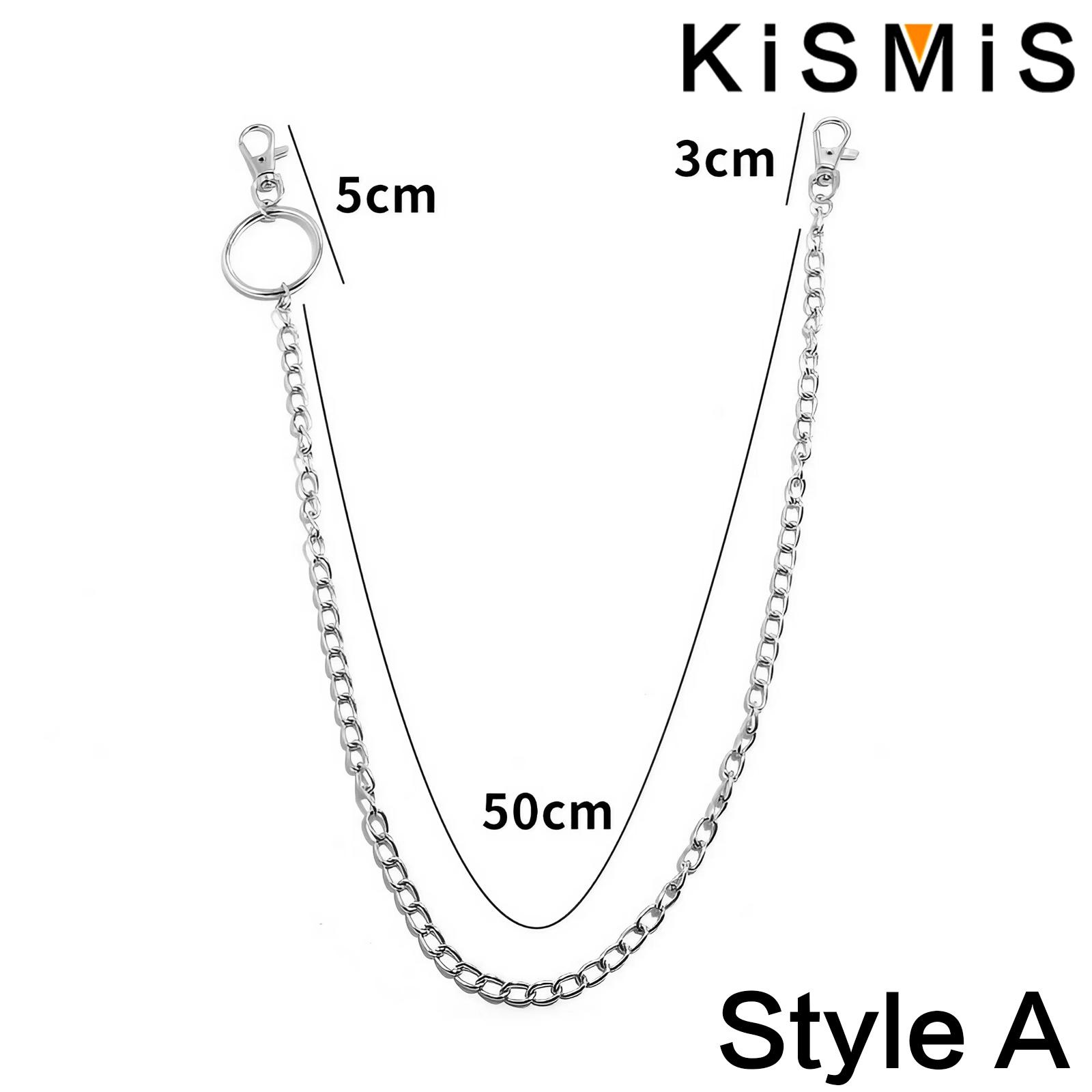 KISMIS 1PC Punk Street keychai - Body Jewelry For Men recension och pris