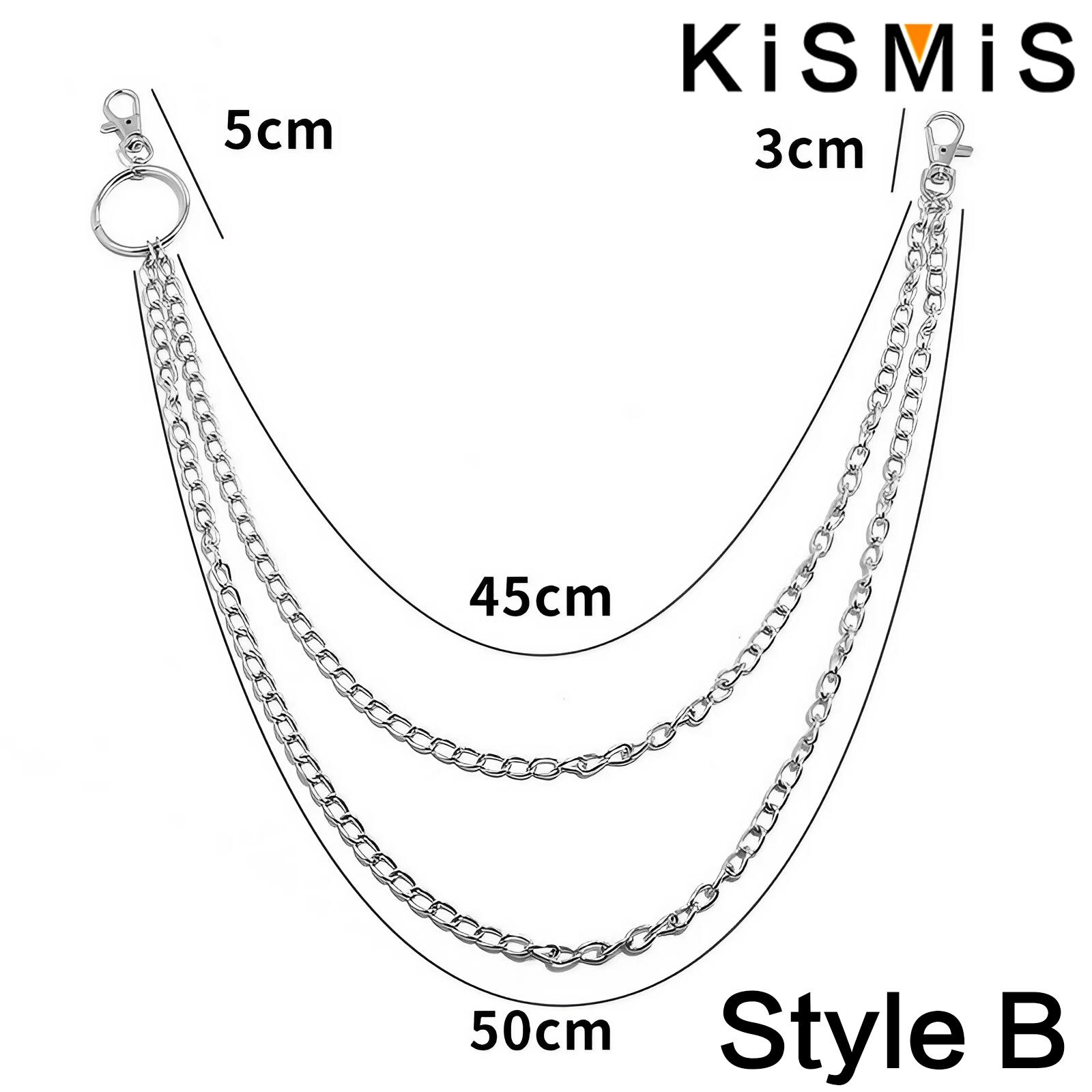 KISMIS 1PC Punk Street keychai - Body Jewelry For Men recension och pris
