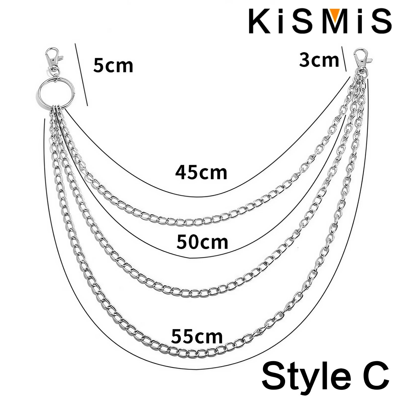 KISMIS 1PC Punk Street keychai - Body Jewelry For Men recension och pris