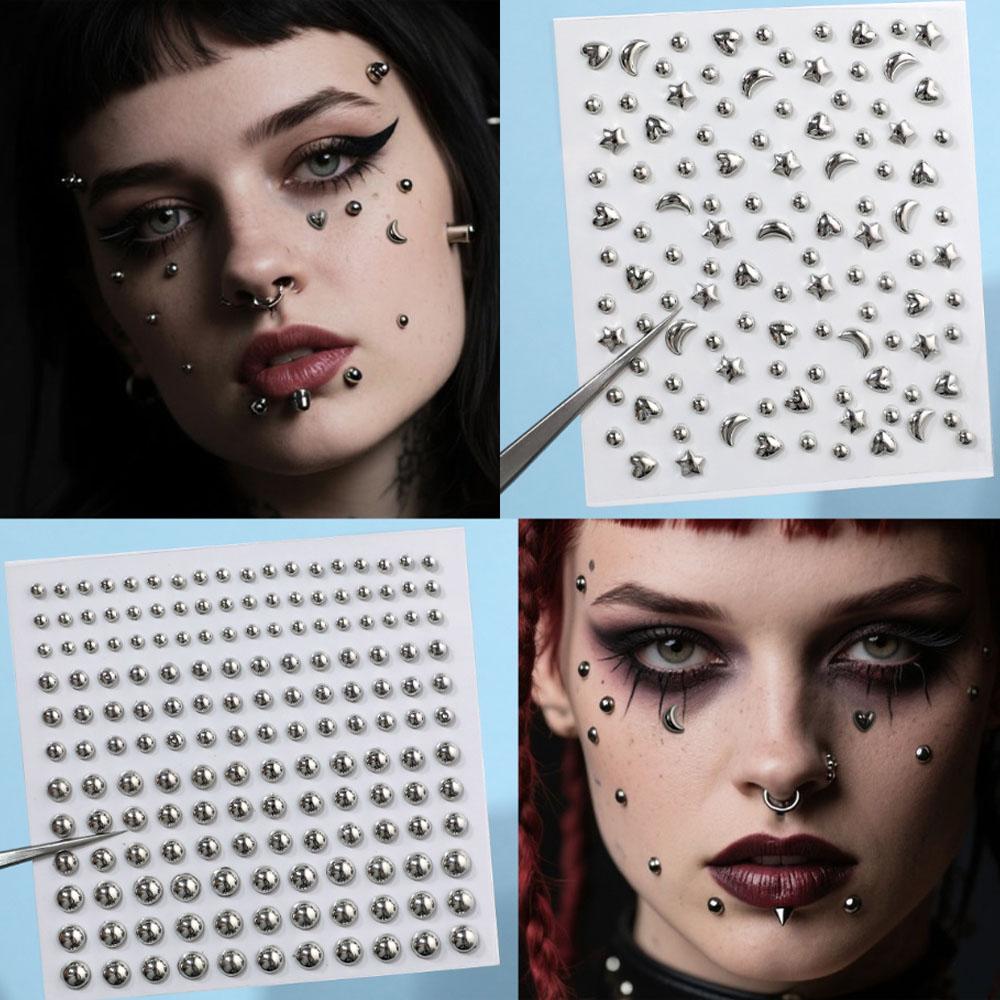 1Sheet Acrylic Rhinestone Stic - Body Jewelry Stickers recension och pris