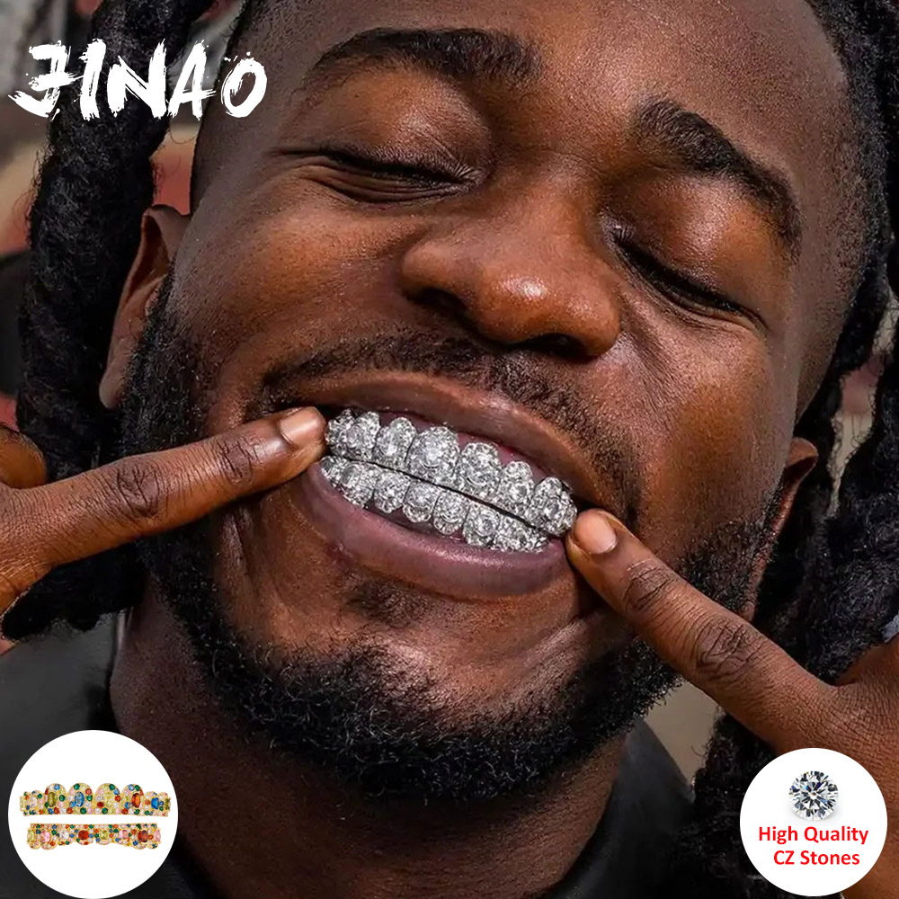 JINAO Hip Hop Full Iced Out 8  - Body Jewelry For Men recension och pris