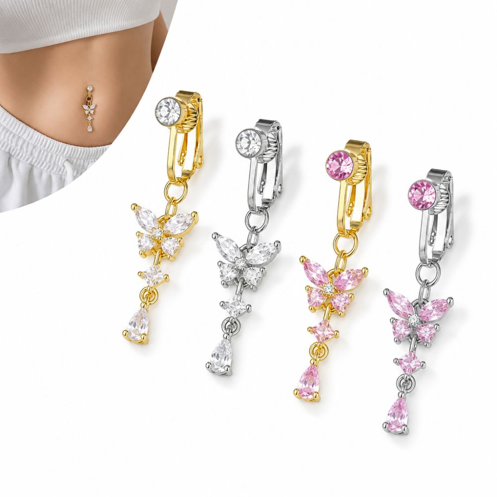 Clip on Belly Button Body Jewe - Body Jewelry Materials recension och pris