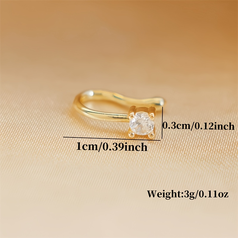 1-Piece Round Zircon Non Perfo - Body Jewelry Materials recension och pris