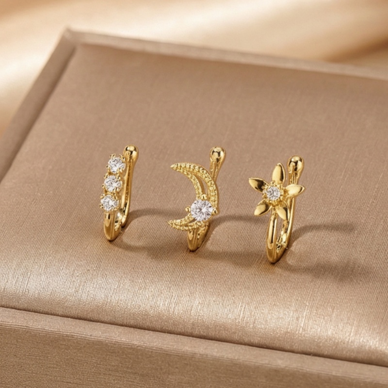 3-piece retro light luxury nos - Body Jewelry Materials recension och pris