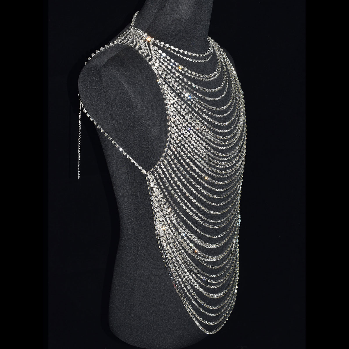 Fashion Luxurious Bling Men Wo - Body Jewelry For Men recension och pris